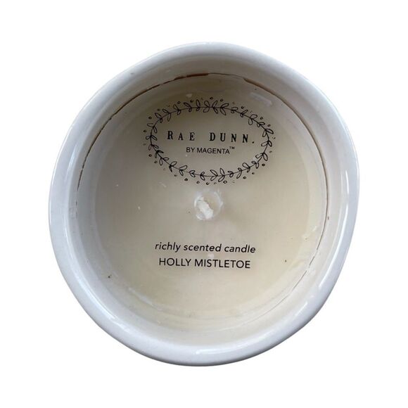 Rae Dunn “Jingle Bells” Candle Scent Holly Mistletoe from Magenta NWT - Picture 4 of 5